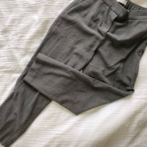 Plaid cropped dressed pants - Picture 2 of 6